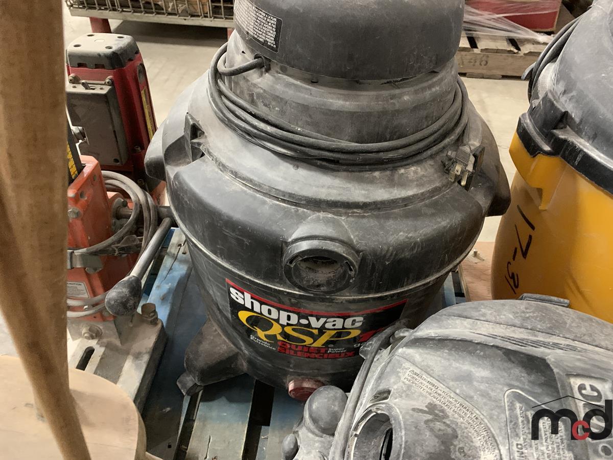 Diamond Core Drill, (2) Jacks & (3) Vacuums